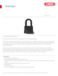 ABUS 70/35 Specsheet