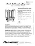 Lakeside 7100 Plate Dispenser Spec Sheet