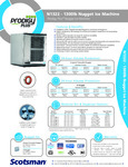 Scotsman NH1322 Spec Sheet Scotsman NH1322 Spec Sheet