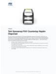 DISP BLACK XPRESSNAP® FIT® COUNTERTOP INTERFOLD NAPKIN TORK spec sheet