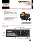 Generac 7672 Generator Specsheet