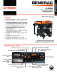 Generac 7705 Generator Specsheet
