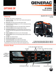 Generac 8011 Generator Specsheet Generac 8011 Generator Specsheet