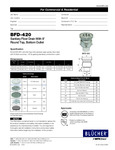 8" Sanitary Floor Drain  Specsheet