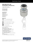 Blucher Increaser Concentric Specsheet Blucher Increaser Concentric Specsheet