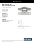Blucher Pipe Hanger Specsheet