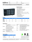 Krowne Self-Contained Refrigeration Specsheet Krowne Self-Contained Refrigeration Specsheet