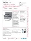 Garland G60 Specsheet