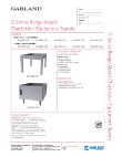 Garland G-BRL-STD-CAB Specsheet