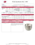 Tablecraft SS Serving Bowls Specsheet