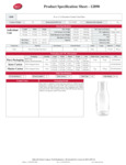 Tablecraft Carafe Specsheet