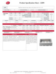 Tablecraft Fourth Size Crate Specsheet