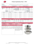 Tablecraft Seafood Tower Specsheet