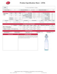 Tablecraft Oil & Vinegar Bottle Specsheet