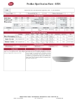 Tablecraft Serving Bowl Specsheet Tablecraft Serving Bowl Specsheet