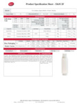Tablecraft Squeeze Bottle Specsheet Tablecraft Squeeze Bottle Specsheet