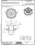 Josam FD-210-4CP-SQ Series Specsheet