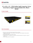 Justrite 25826 Specsheet