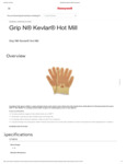 869527457_Grip N® Kevlar® Hot Mill _ Honeywell_Spec Sheet