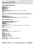 John F. Martin Pumpkin Cream Cheese Specsheet