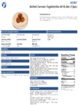 White Toque Carrot Tagiliatelles Specsheet