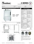 Traulsen C Series Blast Chiller Specsheet