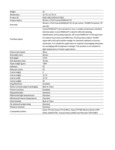 9023-0262 Product Detail Sheet