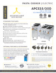 Arcobaleno APCE35/35D Specsheet Arcobaleno APCE35/35D Specsheet
