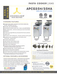 Arcobaleno APCG35H/35HA Specsheet