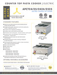 Arcobaleno APCT24/25/2424/2525 Specsheet