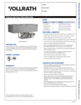 922FC4CP312AF_Vollrath FC-4CP-0X120-FA_SpecSheet