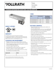 922FC4CSP212R_Vollrath FC-4CSP-0X120-R_SpecSheet 922FC4CSP212R_Vollrath FC-4CSP-0X120-R_SpecSheet