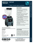 CB15VP Spec Sheet CB15VP Spec Sheet