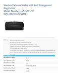 Spec Sheet