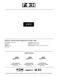 FOH StellarVolt Induction Warmer Replacement Controller Specsheet