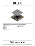 FOH Eco System StellarVolt Iduction Box Set Specsheet FOH Eco System StellarVolt Iduction Box Set Specsheet