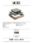 FOH StellarVolt Induction Box Set Mount Specsheet