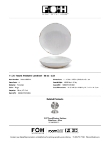 FOH Artefact Low Bowl Specsheet