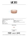 FOH Gatsby Bento Bowl Specsheet