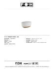 FOH Artefact Holder Specsheet FOH Artefact Holder Specsheet