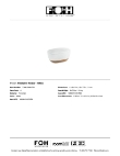FOH Artefact Holder Specsheet FOH Artefact Holder Specsheet
