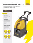 Item # 68698103 TORNADO 98103 SELF-CONTAINED PULL BEHIND CARPET EXTRACTOR spec sheet