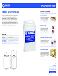 5 GALLON FRESH WATER TANK WITH CAP