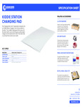 1" REPLACEMENT CHANGING PAD spec sheet 1" REPLACEMENT CHANGING PAD spec sheet