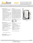 AccuTemp ALTEH Edge Series Gallon Countertop Electric Tilt Kettle Specsheet AccuTemp ALTEH Edge Series Gallon Countertop Electric Tilt Kettle Specsheet