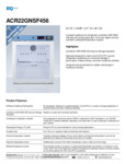 ACR22GNSF456 Spec Sheet ACR22GNSF456 Spec Sheet