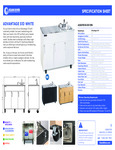 SINK PORT ADVANTAGE 24X48X37 SS WHT spec sheet