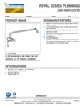 Add-on Faucets 21-139 Add-on Faucets 21-139