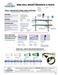 Advance Tabco Wall Brackets Spec Sheet Advance Tabco Wall Brackets Spec Sheet
