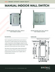 Affinity Controls Indoor Manual Wall Switch_Spec